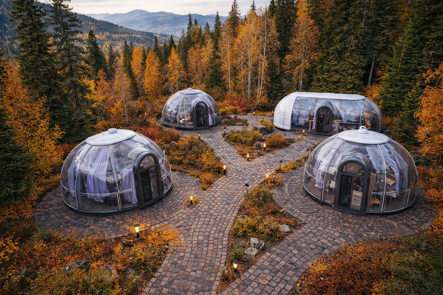Купольный дом Art Cupol на природе